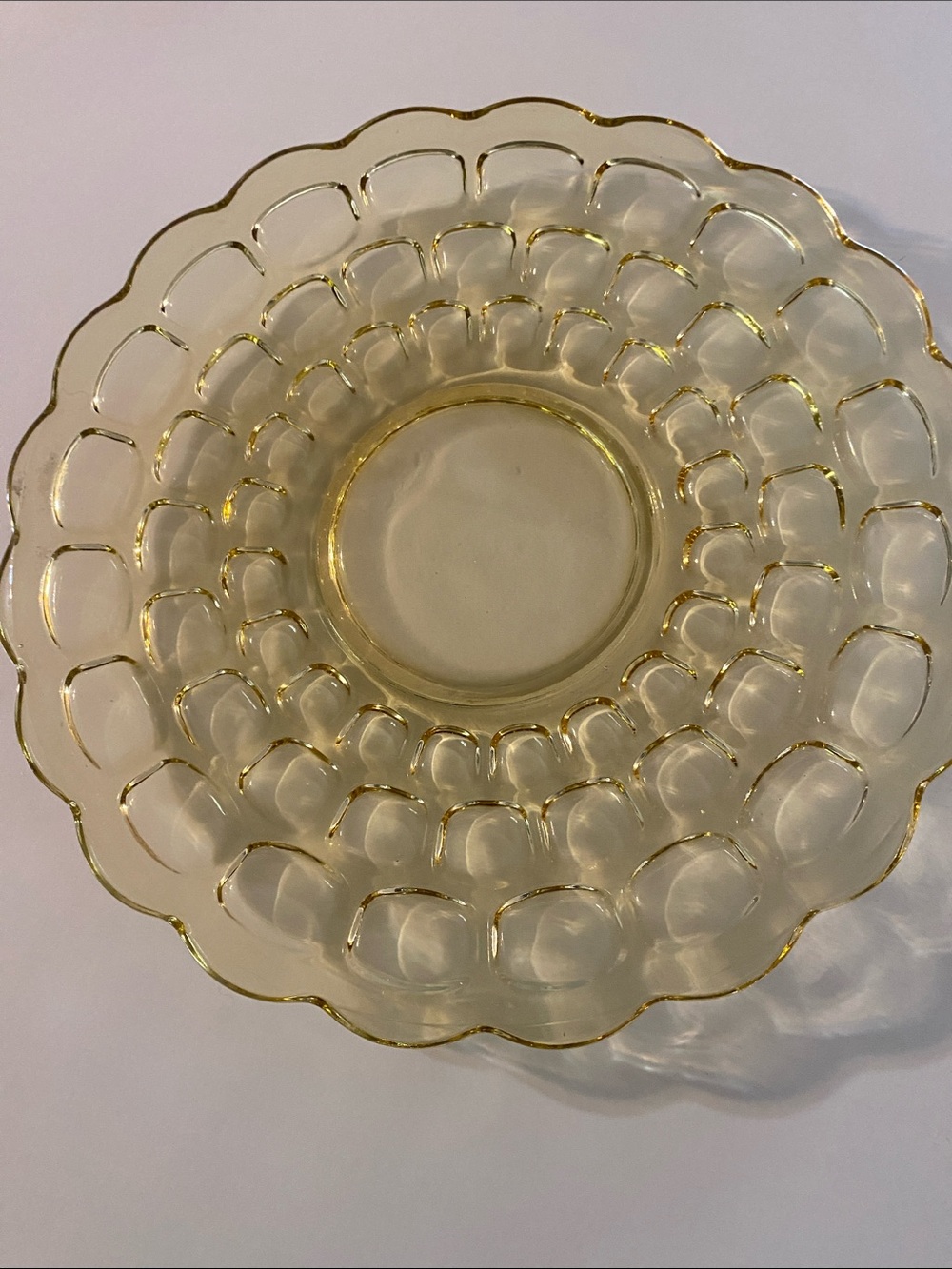 Gold Rim Glass Serving Plate- Elegant Home Dining